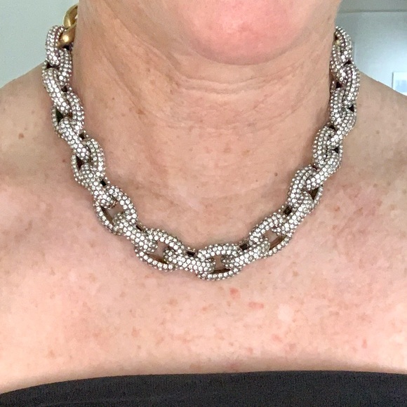 Stunning J. Crew interlocking hardware-like links necklace. - Picture 6 of 8